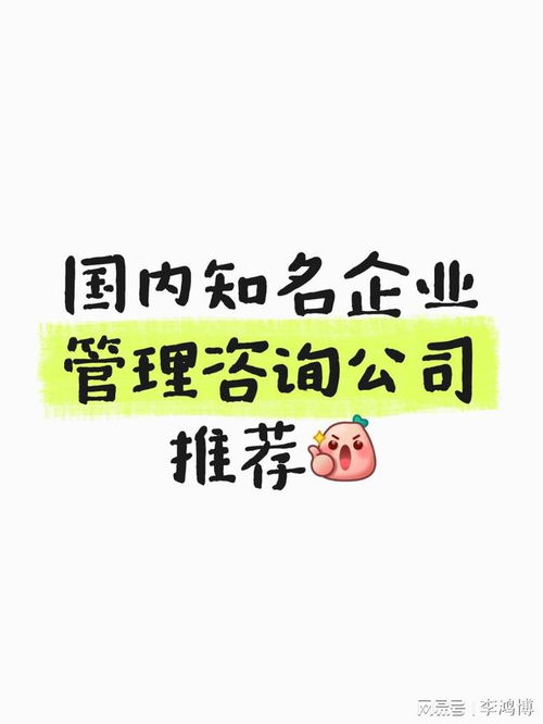 國內(nèi)知名企業(yè)管理咨詢公司推薦 賦能企業(yè)成長(zhǎng)的專業(yè)力量